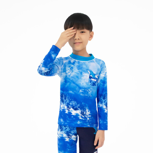 Arena Junior Swim Top- AUV23387-BL